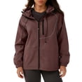 thumbnail image 1 of RXMEKW Womens Spring Jacket, Reflective Striped Skiwear Jacket with Windproof and Water-Repellent Properties, 1 of 8