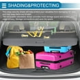 thumbnail image 3 of Retractable Cargo Cover for Infiniti QX55 2022-2025 Rear Trunk Luggage Security Shield Shade Privacy Screen Cover Parcel Shelf Waterproof Black, 3 of 7