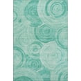 thumbnail image 2 of Addison Rugs Mayfield Premium Machine Washable Transitional Geometric Teal Rectangle Rug, 8' x 10', 2 of 7