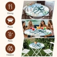 thumbnail image 7 of Octopus Coastal Round Tablecloth, Fitted Table Cover with Elastic for 36"-44" Round Tables, Summer Beach Nautical Starfish Compass Table Cloth Outdoor Indoor Dinning Party Waterproof Tablecloths, 7 of 7