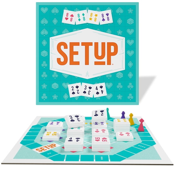 Juego de mesa Bezzerwizzer Setup Rummy Style Strategy para mayores de 8 años