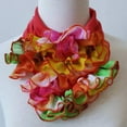 thumbnail image 6 of Grofry Women Collar Scarf,Big Flower Breathable Collar Scarf Neckerchief Ring Neck Wrap, 6 of 8
