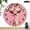 10x10in, variant on Patifu Wooden Wall Clock Giraffe With Pink Sunglasses Bubble Gum Print Silent Sweep Movement 10x10in