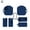 Blue, variant on FOR CMF Buds Pro 2 Bluetooth Headset Silicone Protective Cover Soft Shell drop Accessories Box Storage Color Simple