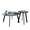 Black Set, variant on Set of 2 Round Nesting Side Tables, Modern Metal Patio End Tables with Space-Saving Design, Weather-Resistant Accent Tables for Living Room, Balcony, Office & Garden (Sturdy Steel, Easy Assembly)