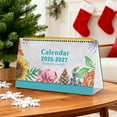 thumbnail image 4 of NWOKYZGH Small Desk Calendar 2026-2027 Standing Flip, Mini Desk Calendar 2026-2027, Thick Paper Twin-Wire Binding, Desktop Calendar for office or Home, 4 of 6