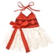 thumbnail image 1 of Disney Little Girls Moana Princess Dresses Costumes Cosplay Toddler Dress Vaiana Clothes Party for 3 6 8 10 Yrs Girl Outfit GiftTag 130cm (6T) Gao Jinjia LED, 1 of 2