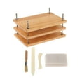 thumbnail image 3 of Lipstore Book Binding Set Convenient Bookbinding Kits for Documents Tags Scrapbooking 3 Layer, 3 of 8