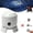 Snowflake, variant on HD Smart Dynamic 5D Holographic Night Light Projector, 360° Rotating Ocean Wave Galaxy LED Light with Multi-Angle Base, USB Rechargeable Ambient Lighting for Bedroom, Meditation & Home Theater