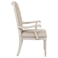 thumbnail image 3 of Arm Chair with Padded Seat and Button Tufts Set of 2 Beige - Saltoro Sherpi, 3 of 6