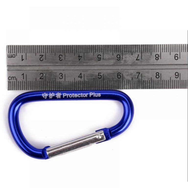 Small & Large Carabiner D-ring Keychain Clip Snap Hook Camping Buckle  Outdoor