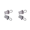 thumbnail image 3 of Seitruly 2 Pieces Ponytail Bump it UP Plastic Making Elastic Comb Hair Barrettes Tool Band Insert Volume Hairpins with Wig Clips Styling 6.5x8.5cm 2piezas Seitruly  CBP586118, 3 of 5