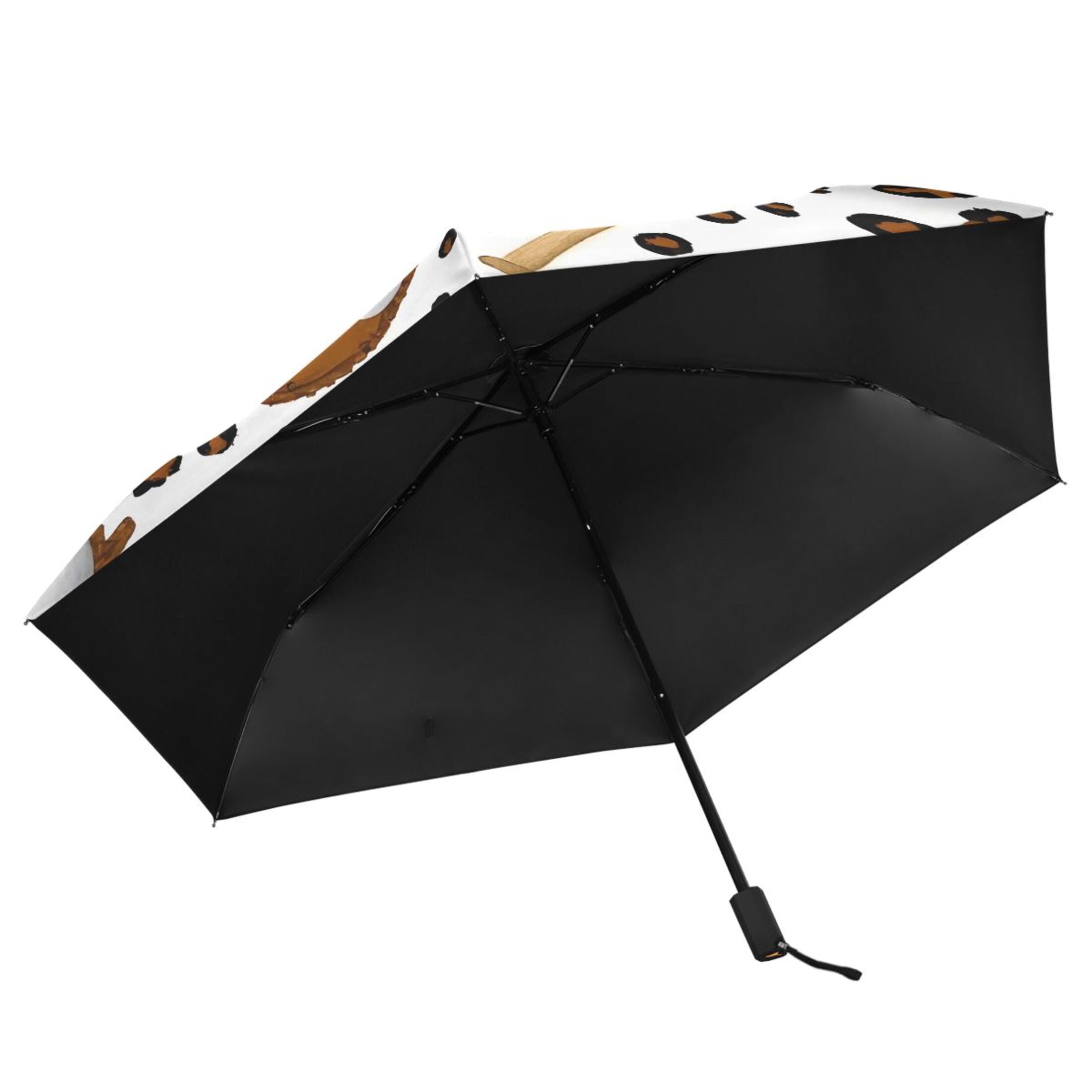 ALAZA Cool Baseball UPF 50+ Compact Folding Umbrella for Rain Travel Umbrella Packable