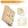 thumbnail image 5 of Yayeee Napkin Holder for Table Kitchen Paper Tissue Organization, Beach Pattern, 5 of 8