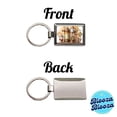 thumbnail image 4 of Steampunk Coffee Maker Fantasy Sci-fi Watercolor Metal Rectangle Keychain, 4 of 7