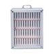 thumbnail image 1 of Gabinete de almacenamiento para teléfonos inteligentes, organizador de almacenamiento con puerta transparente y asa, caja de almacenamiento móvil para 48 ranuras, 1 of 9