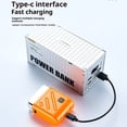 thumbnail image 3 of Wisewang Rasoir Électrique Portatif à Double Tête Rechargeable, Lavable, pour Rasage à Sec et Humide - pour Hommes et Voyages d'Affaires, Orange Argent, 3 of 6