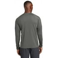 thumbnail image 2 of Sport-Tek ST470LS Long Sleeve Rashguard Tee , Dark Smoke Grey, 2XL, 2 of 4