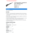 thumbnail image 2 of Lower Steering Shaft - Compatible with 2002 - 2006 Nissan Altima 2003 2004 2005, 2 of 2