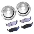 thumbnail image 2 of Geelife For 2004 2005 2006 Dodge Durango 2002-2004 Ram 1500 Rear Rotors and Ceramic Pads, 2 of 3