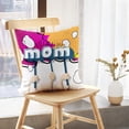 thumbnail image 5 of LALILO Throw Pillow Covers Letters Alphabet Word Mom Alphabet Best Cushion Cover 18" x 18", 2 Pack, 5 of 6