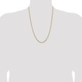 thumbnail image 2 of 14k Yellow Gold 24 Inch 2mm Byzantine Link Chain Necklace Pendant Charm, 2 of 9