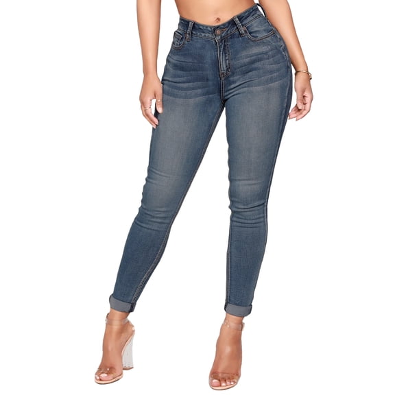 Jeans Dama Shendy Vendy Stretch Mezclilla Pantalon Dama Skinny