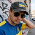 thumbnail image 6 of Light Breathable Soccer Pattern Running Cap for Men Women Adjustable Casual Outdoor Sports Sun Baseball Hat, 6 of 6