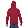 thumbnail image 3 of Mens Full-Zip Hooded Sweatshirt SF73R (10 PACK), 3 of 3