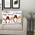 thumbnail image 3 of Dsscvnef Pumpkin Set Autumn Home Atmosphere Decorative Pillow Linen Printed Maple Leaf Pillow, 3 of 3