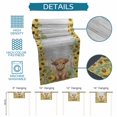 thumbnail image 6 of Farmhouse Yaks Table Runner 90 Inches, Country Sunflowers Floral Wooden Grain Bed Runner Dresser Scarves Tabletop for Indoor Outdoor Parties/Ceremony/Banquet, 13" x 90", 6 of 9