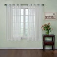 thumbnail image 3 of Curtain Fresh Odor-Neutralizing Sheer Voile Grommet Curtain Panel, 3 of 9