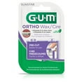 thumbnail image 2 of GUM Orthodontic Wax for Braces & Dental Devices- Vitamin E & Aloe Vera, Mint Flavor (6 pack), 2 of 5