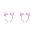 thumbnail image 3 of Diadema con orejas de gato Sonducket dibujos animados Rosa+Blanco 2piezas, 3 of 6
