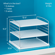 YouCopia UpSpace Box Organizer, 12 x 9, Adjustable Kitchen Cabinet or Pantry Storage Shelf