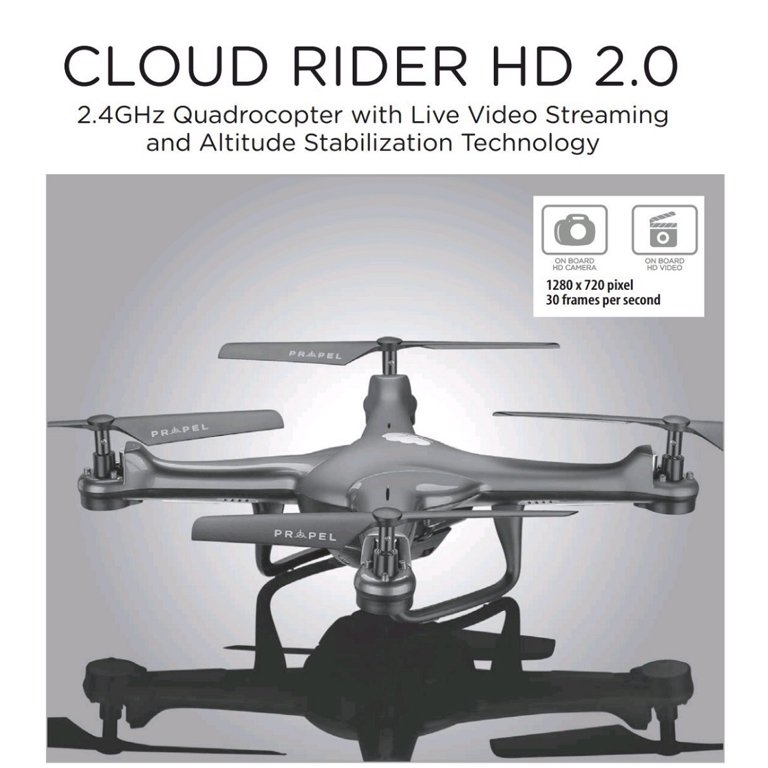 Cloud rider 2.4 ghz quadcopter best sale with camera