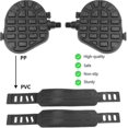 thumbnail image 2 of Bike Pedals With Straps Exercise Bicycle Pedals And Straps Fixie Set Replacement Bike Pedals With Adjustable Pedal Straps For Exercise Bikes Spinning, 2 of 4