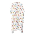 thumbnail image 2 of HELLHERO High Quality Fabrics Long Kimono Swimsuit Cover Up for Summer Lightweight Free Size Bathing Suit Cover Up Sea Shell Case, 2 of 6