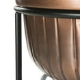 thumbnail image 3 of Safavieh Naka 2 Tier Outdoor Copper Beverage Tub with Stand, 3 of 8