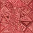thumbnail image 1 of Ahgly Company Machine Washable Indoor Square Transitional Red Area Rugs, 4' Square, 1 of 7