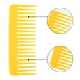 thumbnail image 3 of Peine de dientes anchos para desenredar: 3 peines de dientes anchos para cabello rizado, peine de dientes anchos de plástico sin mango, para cabello húmedo/grueso/fino, peines para mujeres, peine, 3 of 5