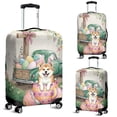 thumbnail image 2 of Easter Egg Akita Bunny Ear Welcome Spring Truck Travel Luggage Cover Inu Dog Lover Suitcase Dust Protective Decor - 12002, 2 of 5