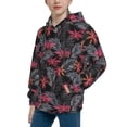 thumbnail image 2 of Daiia Colorful Hawaii Palms for Boys Fashion Hoodies & Sweatshirts with Kangaroo Pocket,Hooded Sweatshirt for Kid, Breathable& Moisture Wicking-X-Large, 2 of 6