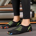 thumbnail image 4 of Zapatos acuáticos antideslizantes, zapatos transpirables para caminar y vadear, zapatos de surf para mujeres y hombres FLhrweasw Nuevo, 4 of 9