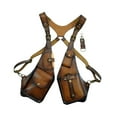 thumbnail image 2 of Bolso de hombro para axilas, bolso tipo chaleco multiusos para fiestas, viajes, cosplay y actividades al aire libre Marrón oscuro, 2 of 8
