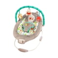 thumbnail image 1 of Bright Starts Disney Baby Winnie The Pooh Baby Bouncer Soothing Vibrations Deluxe Infant Seat - Faux Suede, Music, Removable -Toy Bar, 0-6 Months 6-20 lbs (Dots & Hunny Pots), 1 of 5