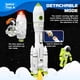 thumbnail image 3 of Space Rocket Ship Toys AuntyFey para niños con 2 astronautas de 3 a 7 años, 3 of 7