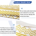 thumbnail image 5 of Decorative Throw Pillow Covers Set of 2 Chrome Yellow Pillow Covers 16x16 inch Boho Linen Square Pillow Cases,Farmhouse Outdoor Modern Throw Pillow Cover for Couch Sofa Bedroom Living Room, 5 of 6