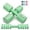 Green, variant on EAST MOUNT Adjustable Weight Dumbbells Set of 2 4 in 1 Hand Weights for Women 2lb/3lb/4lb/5lb/6lb Dumbbell Weights Set for Home Gym Workout