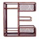 thumbnail image 1 of Tooarts Letter-E Wine Rack Estante de vino decorativo de mesa Decoración del hogar Tooarts escultura de hierro, 1 of 6
